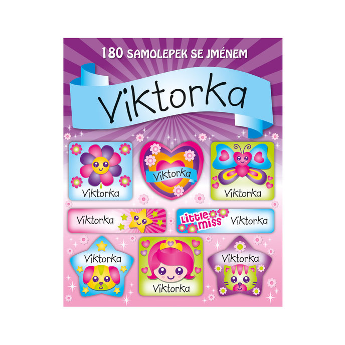 1114-0136 Tear-off block with stickers - 15 sheets, Viktorka