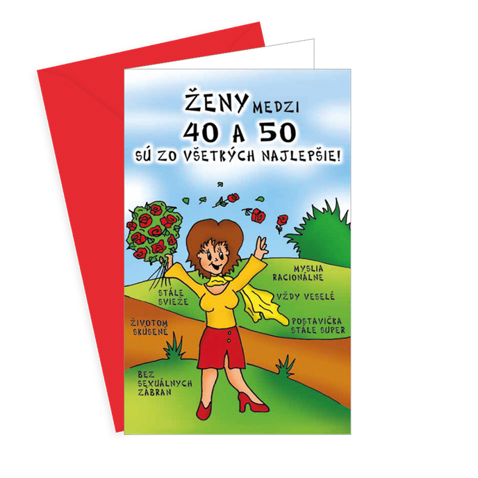 190-637s Blahoprajná karta humorná SK