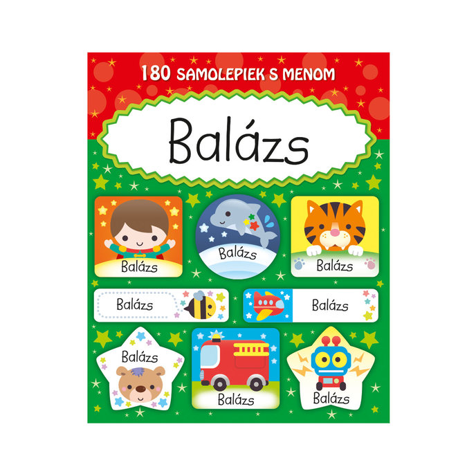 1114-0134 Tear-off block with stickers - 15 sheets, Balázs