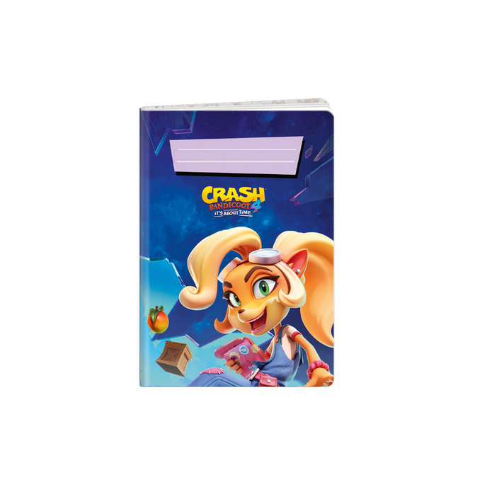 1599-0326 Exercise book A6, TYPE 644 lic. Coco Bandicoot