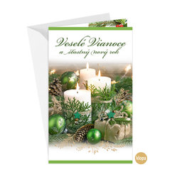 11-6457 Christmas greeting card SK