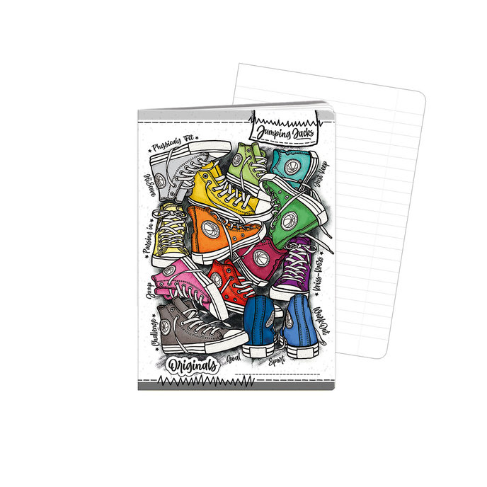 1598-0368 Exercise book A6, TYPE 644 Jumping Jacks