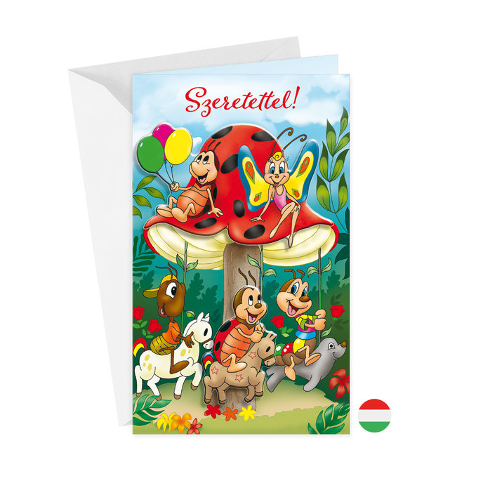 17-6029 Greeting card for children HU