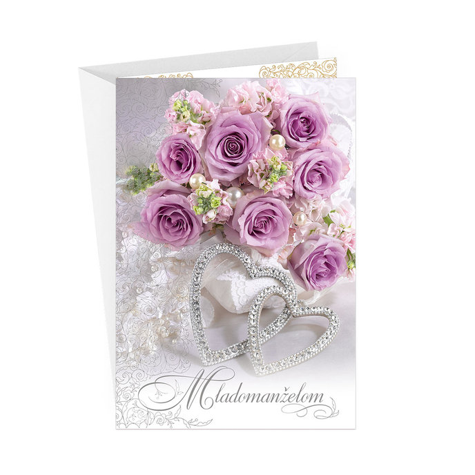 73-8010 Wedding greeting card with music SK