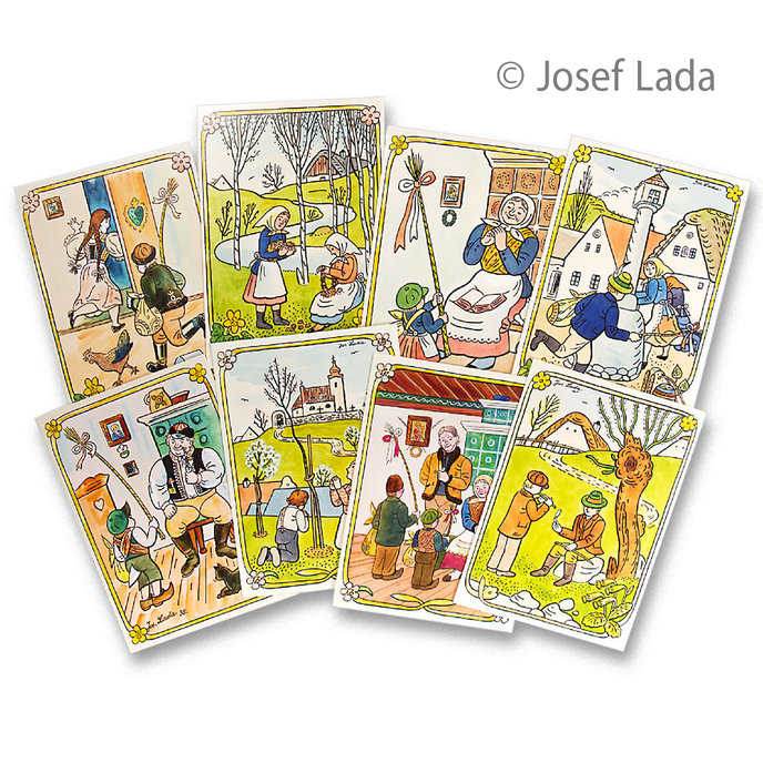 0612-0284 Pohľadnica LADA veľkonočná