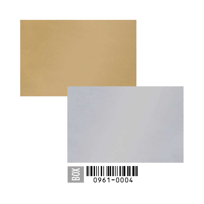 0961-0004 Metallic wrapping paper 2x0,7m, box 60 rolls, gold/silver