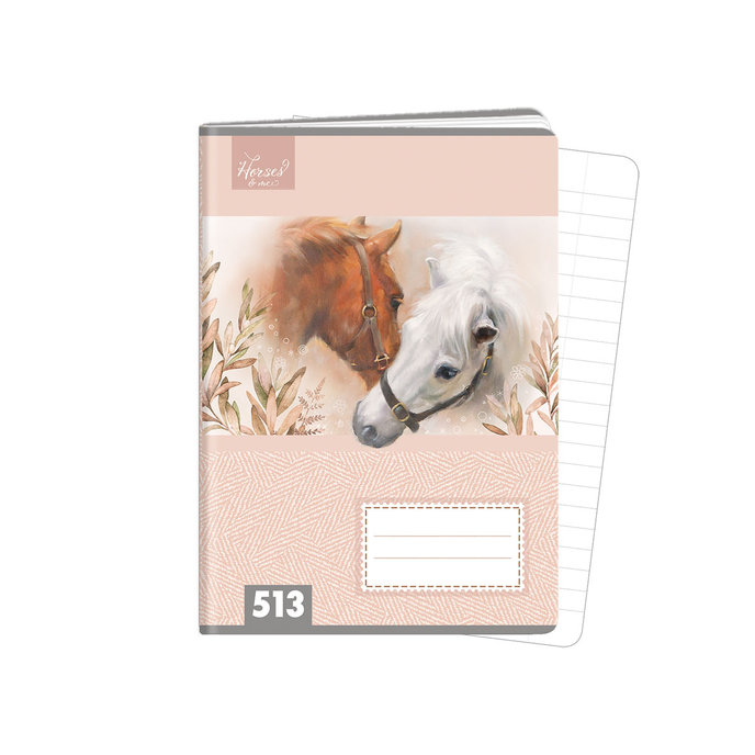 1594-0360 Zošit A5, 10 listov, TYP 513 Horses & me
