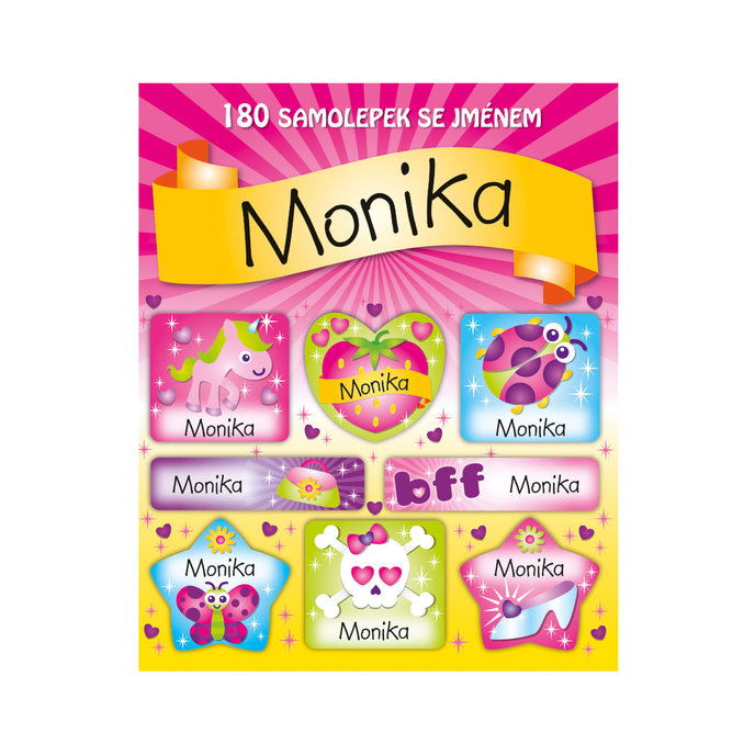 1114-0137 Tear-off block with stickers - 15 sheets, Monika