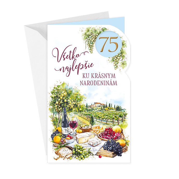 15-6581 Blahoprajná karta gratulačná SK/75