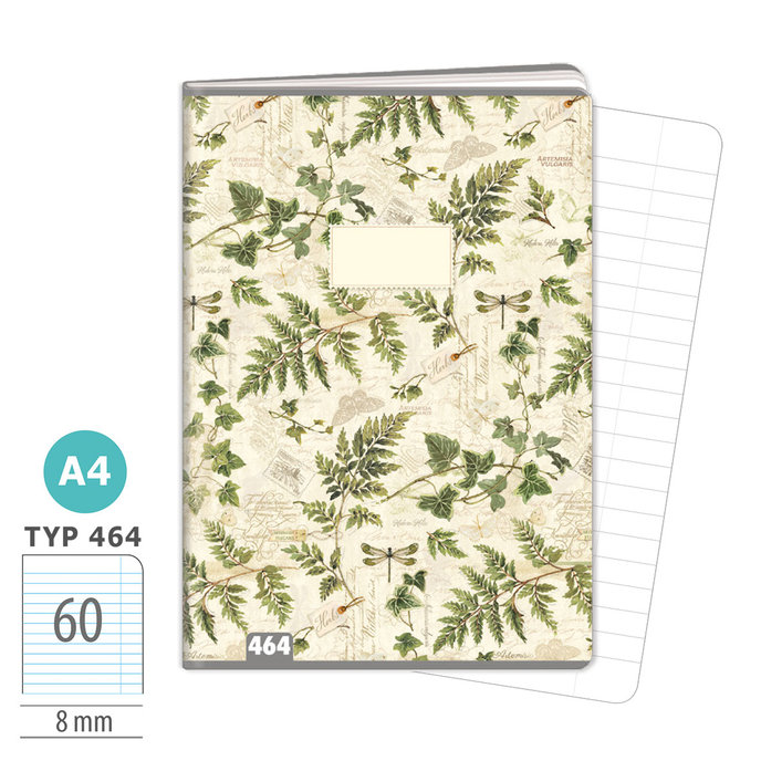 1581-0317 Exercise book A4, TYPE 464 Nature