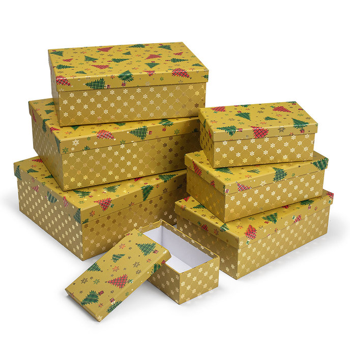 2500-1178 Darčeková krabica, set 7ks