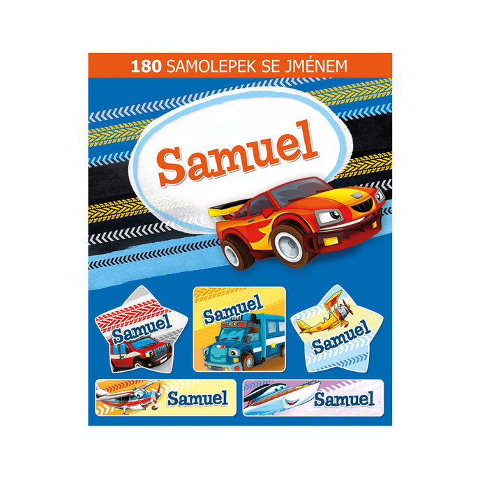 1114-0171 Tear-off block with stickers - 15 sheets, Samuel