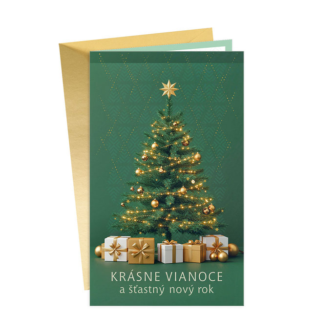 11-6605 Christmas greeting card SK