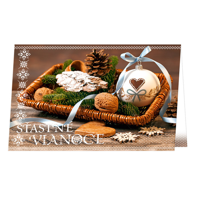 71-9008 Christmas greeting card 3D SK