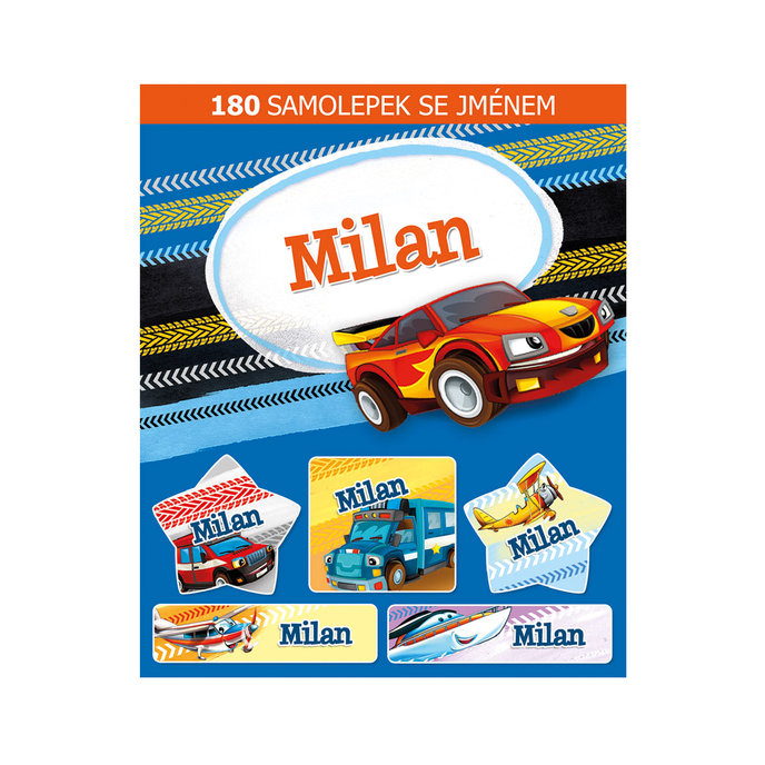 1114-0175 Tear-off block with stickers - 15 sheets, Milan