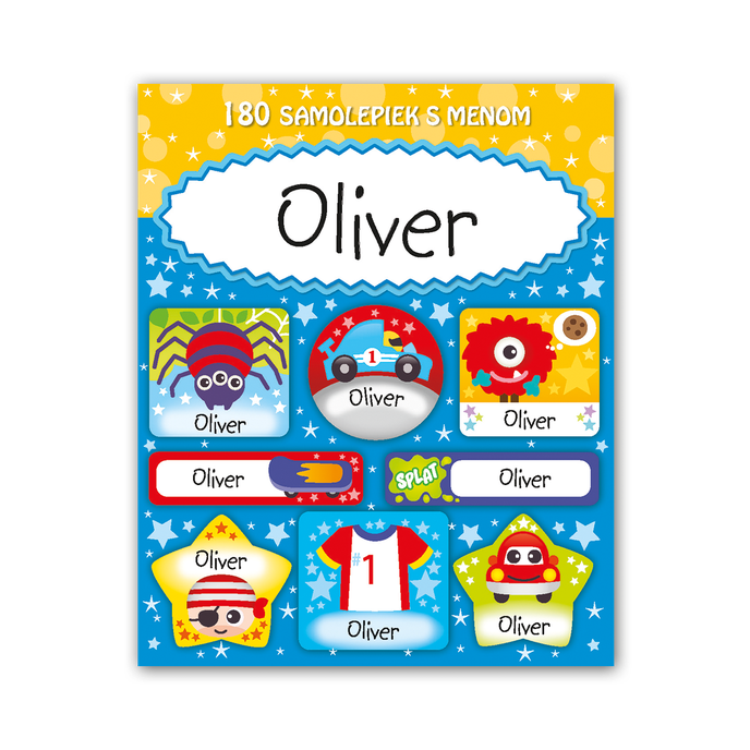 1114-0071 Tear-off block with stickers - 15 sheets, Oliver