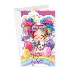 17-6081 Greeting card for children SK