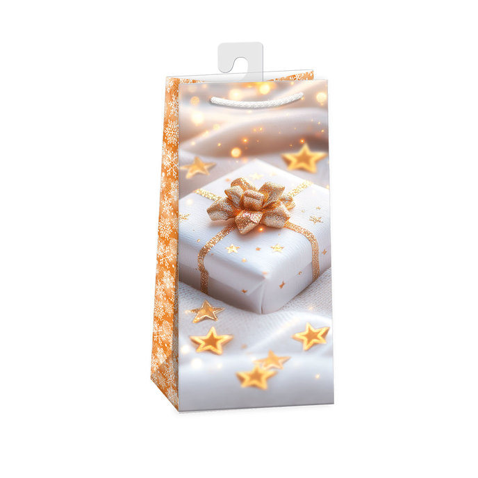 0803-0467 H Darčeková taška vianočná LESKLÁ