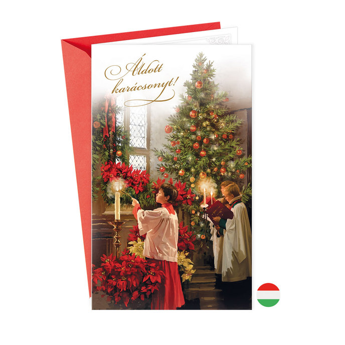 11-6437 Christmas greeting card HU