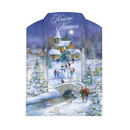 71-682 Christmas greeting card SK