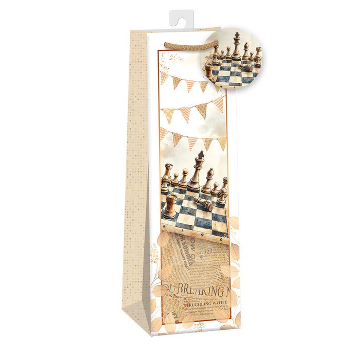 0737-0807 H Darčeková taška na víno MATNÁ