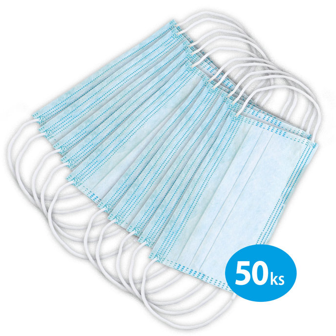 2205-0001-50 Protective mask - disposable, pack. 50 pcs
