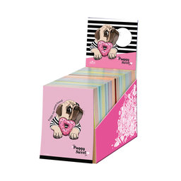 1111-0361 Shredding notepad 9x12cm Puggy