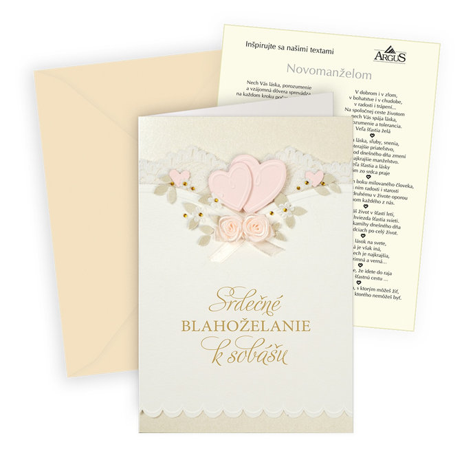 33-4022 Wedding greeting card SK
