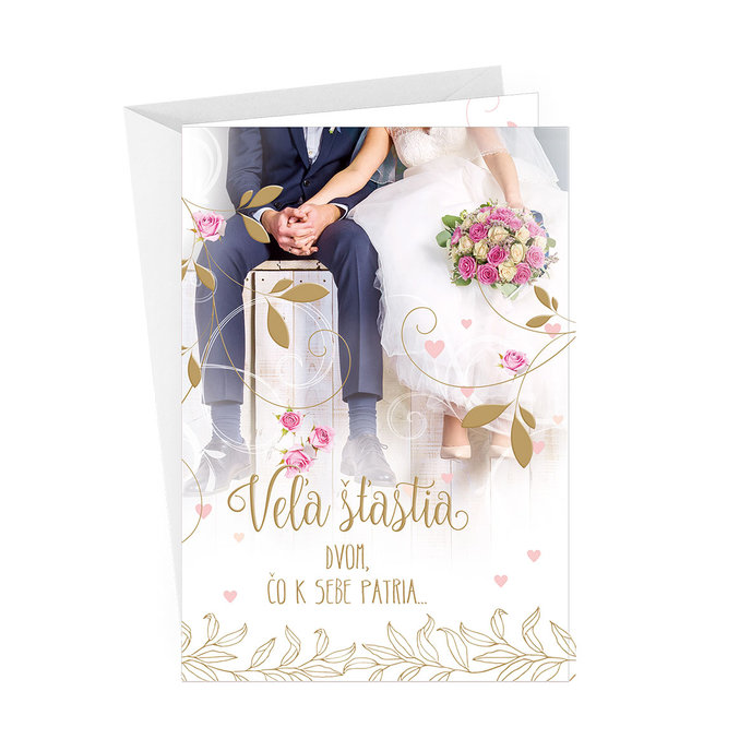 73-8008 Wedding greeting card with music SK