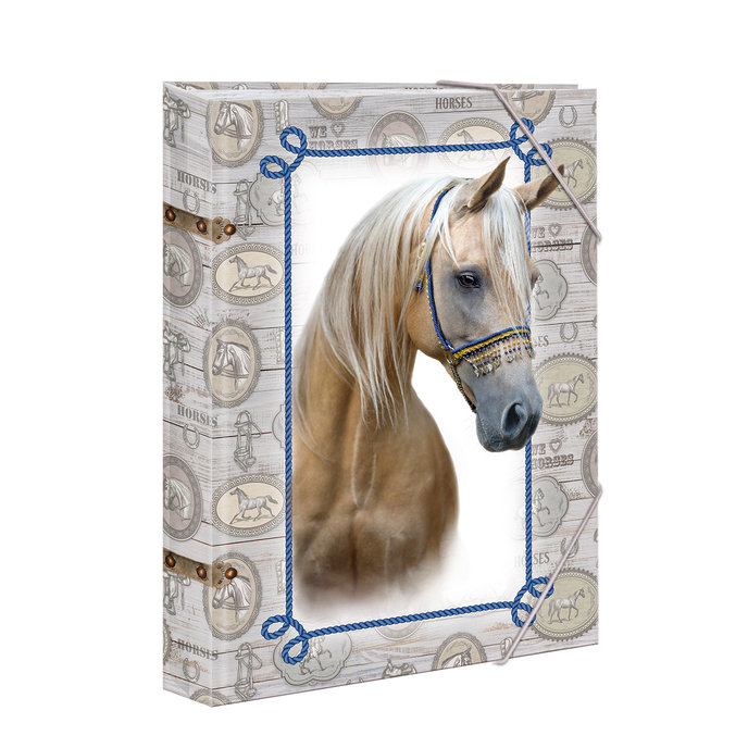 1211-0260 School folder A4 Horses