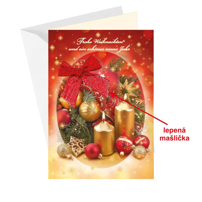 71-637 Christmas greeting card DE