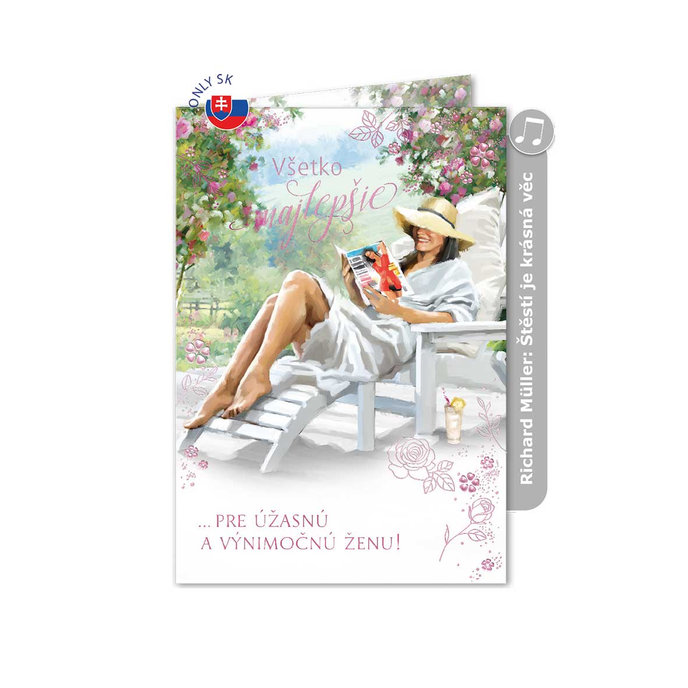 75-8014 Greeting card with music SK