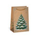 0814-0092 Darčeková taška vianočná NATUR
