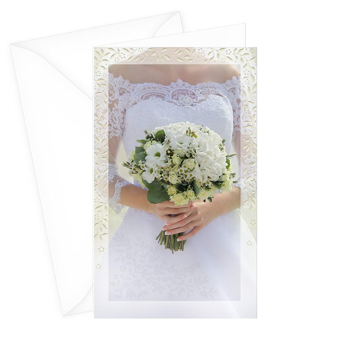 13-6089 Wedding greeting card SK