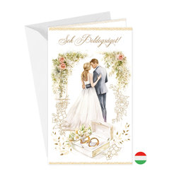 13-6178 Blahoprajná karta svadobná HU
