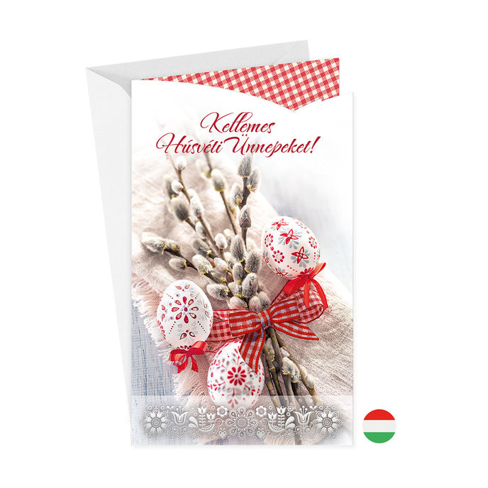 12-6032 Easter greeting card HU