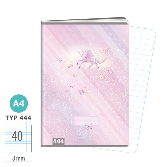 1582-0427 Zošit A4, 40 listov, TYP 444 Sweet Dreams