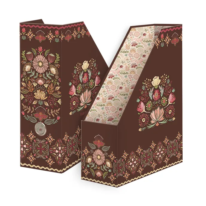 1726-0389 Archiver box Floral scape