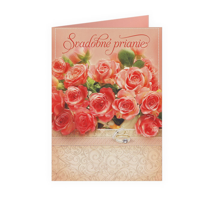 73-634 Wedding greeting card SK