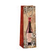 0734-0106 Gift bag for wine NATUR