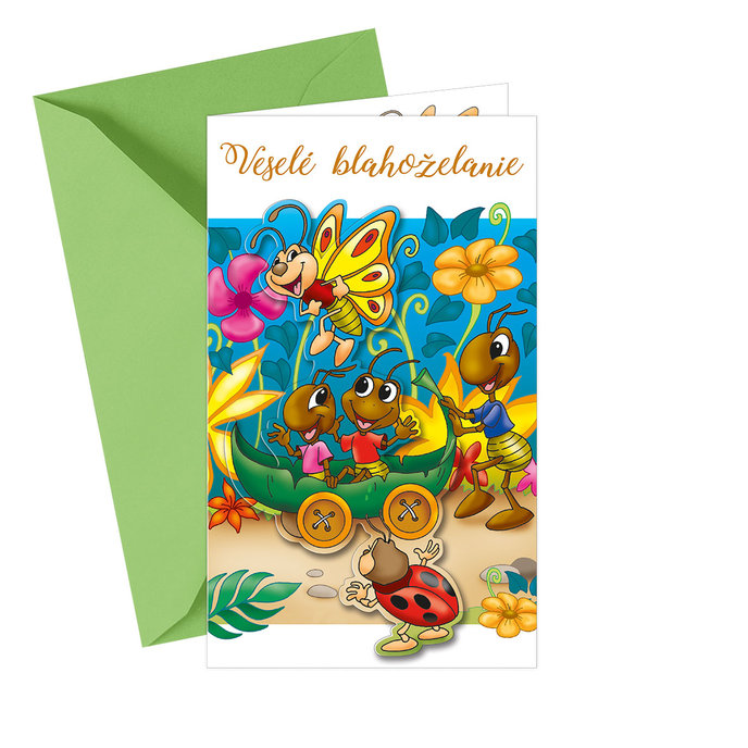 17-6005 Greeting card for children SK