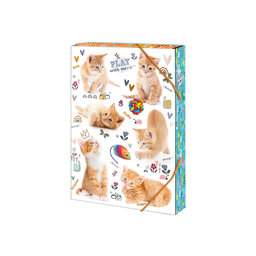 1241-0330 School folder A5 Cats