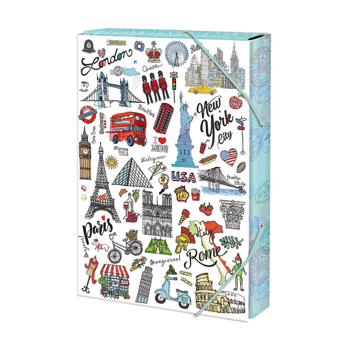 1231-0294 School folder A4 Cities