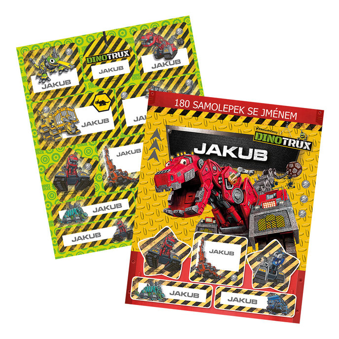 1115-0256-1 Tear-off block with stickers lic. - 15 sheets, Jakub