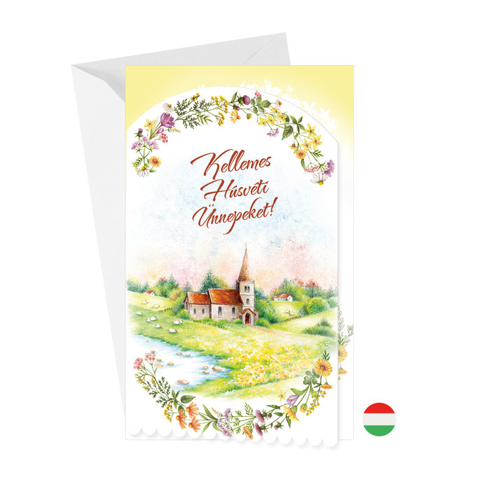 12-6008 Easter greeting card HU