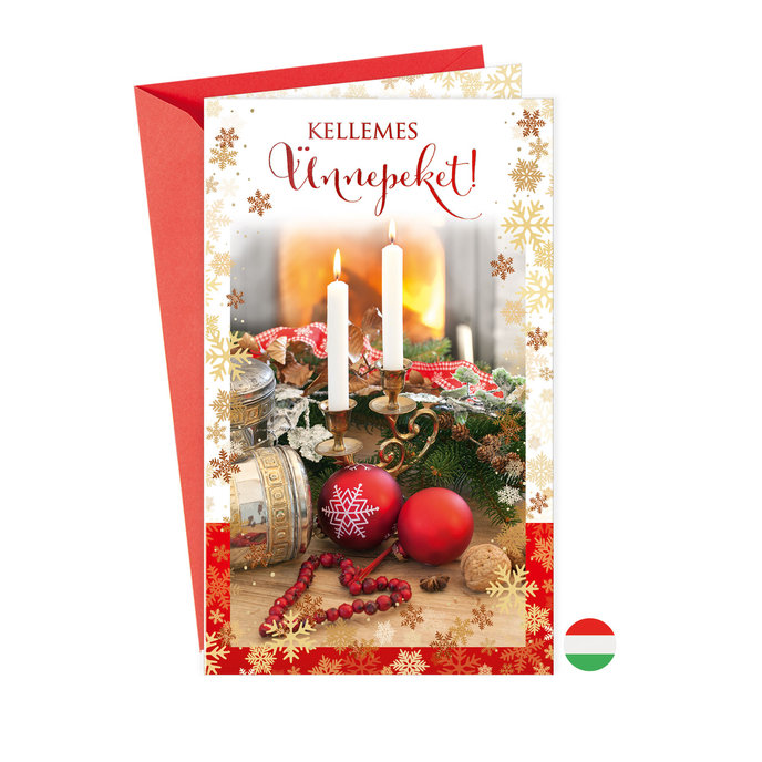 11-6393 Christmas greeting card HU