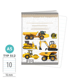 1591-0390 Zošit A5, 10 listov, TYP 512 LET’S BUILD