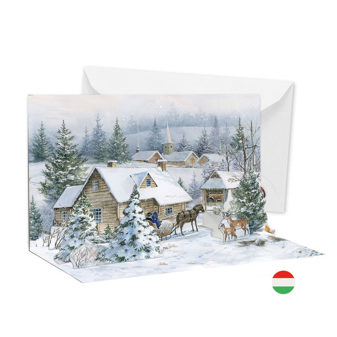 11-5040 Christmas greeting card HU