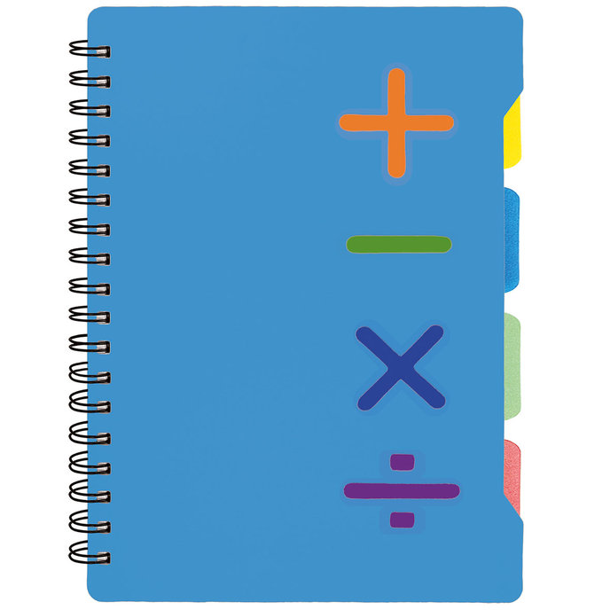 1552-0015 Špirálový zošit A4 s rozraďovačom