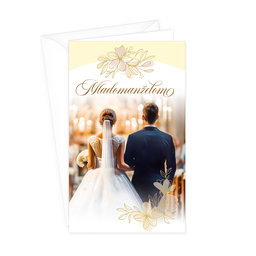 13-6176 Wedding greeting card SK